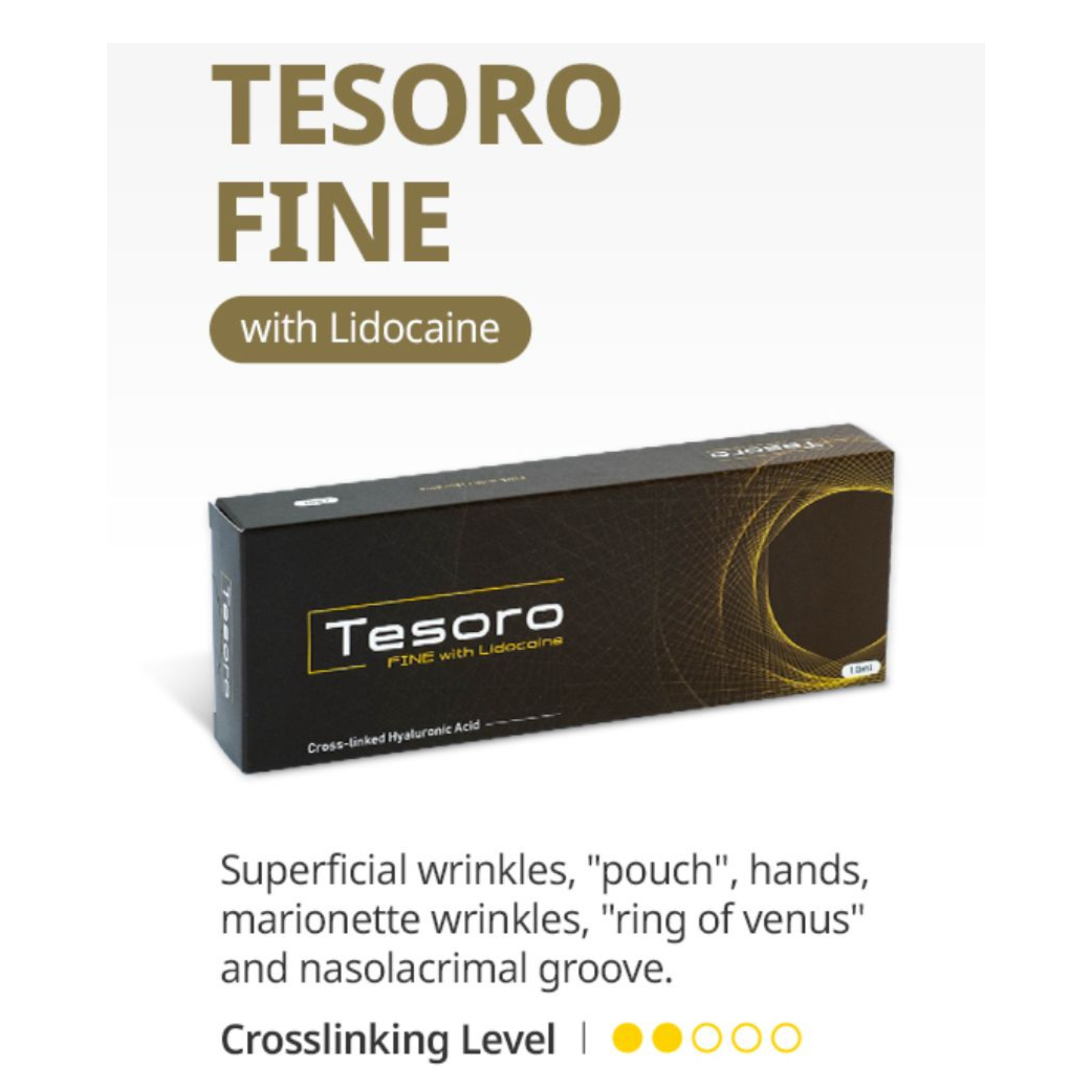 Filler Tesoro fine with Lidocaine