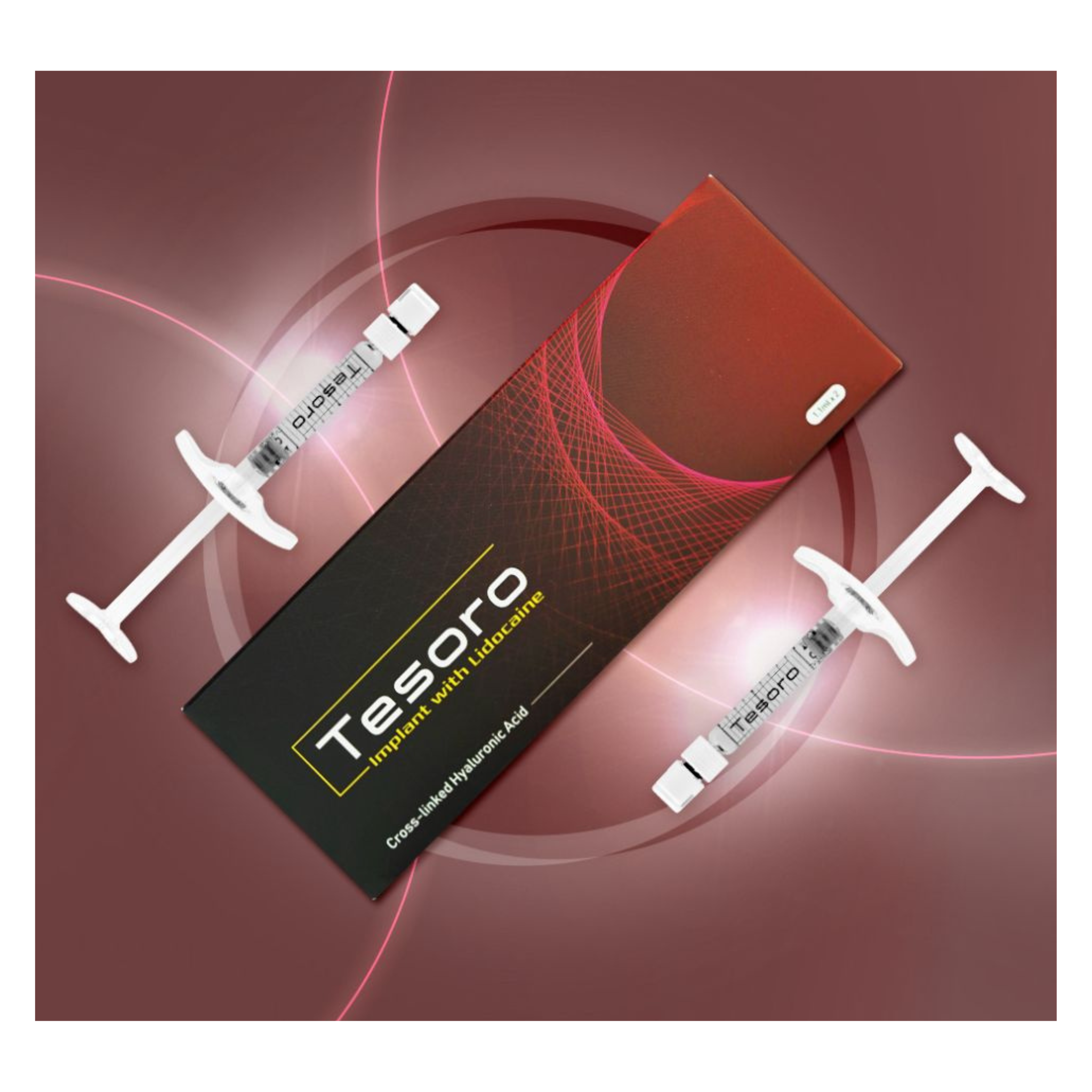 Filler Tesoro implant with Lidocaine